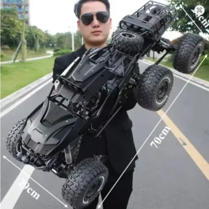 Large RC Offroad Car Remote Control Car Child Toys Climbing Electric Remote Controlled Off-road Cars (Black)
